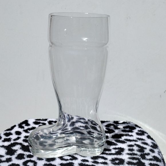 Vintage 🌟 4 For $15Glass Boot, Santa's Boot Candy Dish Holiday Decor, Beer Boot - Picture 3 of 6